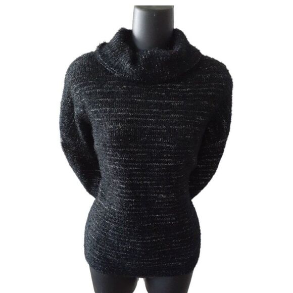 Black & White Marbled Turtleneck Sweater - art class™  XXL 18-20 - Picture 1 of 3